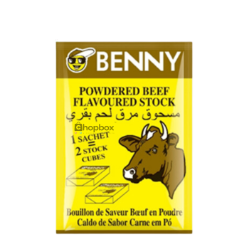 Benny Powdered Beef Flavoured Stock 17g